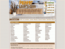 Tablet Screenshot of paintergallery.com